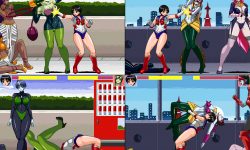 Size Fetish One x Shota Battle 2 - Female Mutant VS Crossdressing Soldier [78] 