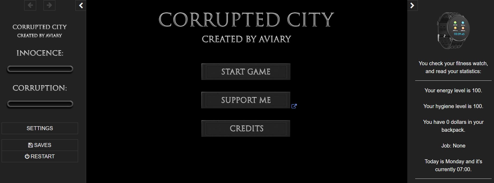corrupted city game cheats